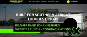 Roamer Rand Johannesburg Website Launch – Congratulations - xX Developments