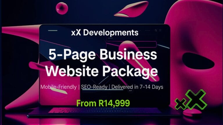 5-Page Business Website Package - xX Developments